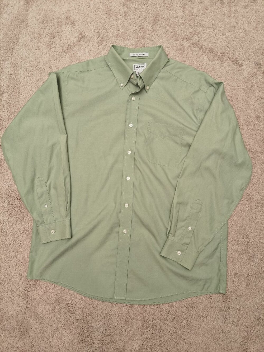 L.L. Bean 16.5 34 Oxford Dress Shirt